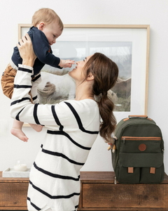 Mochila Maternal "MATILDA VERDE" - Baby Room - Mamá y Bebé