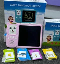 Tableta Mágica Lcd 2en1 Lector Tarjetas Didácticas Bilingue - comprar online