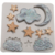Imagen de Moldes de Silicona Cielo Noche - Estrellas - Luna - Nubes