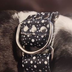 Collar estilo Martingale y Manija estampado para galgos y perros grandes - Reyes & Reinas