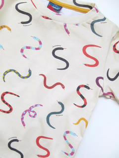 Remera Serpientes bebés - discontinuo - Pambokids