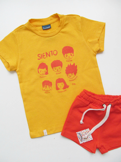 Remera Siento azafrán kids