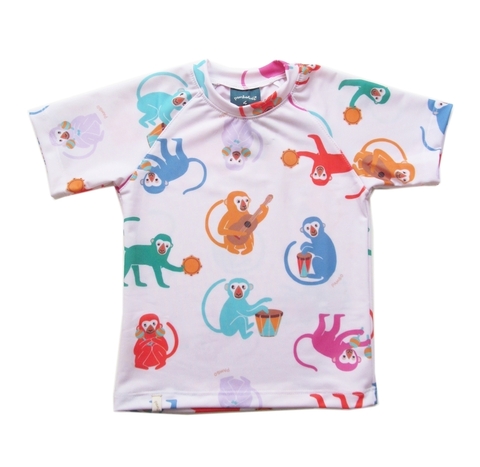 Remera de agua Monitos kids