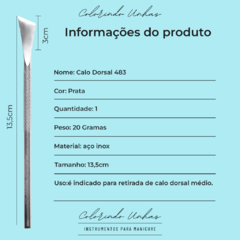 KIT Com 3 Espátulas Para Remover Calos (Calosidade) - Colorindo Shop