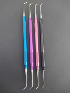 Kit C/2 Espátulas de Inox Para Lash Lifting (Roxa/Azul) - Colorindo Shop
