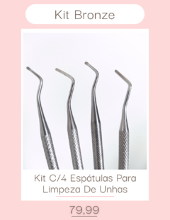 Kit C/4 Espátulas Para Limpeza De Unhas. - comprar online