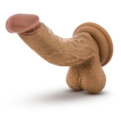 PAPITO DILDO REALISTA MORENO 16.5 CM BASE DE SUCCION - En Lou Boutique sexshop