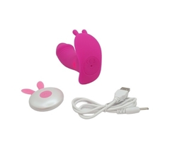 Vibrador con Control remoto inalámbrico MY-2043 PUNTO G Y CLITORUS USB RECARGABLE DOBLE MOTOR - En Lou Boutique sexshop