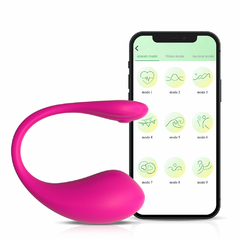 VIBRADOR CON APP RECARGABLE JUMPING EGGS NBQ-G204