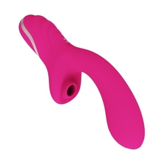 POUND PINK VIBRADOR CON SUCCION 20 FUNCIONES SN-018PK en internet