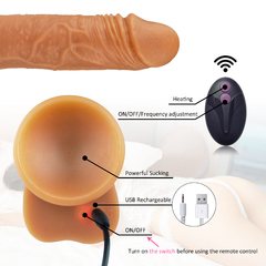 TURBILLON VIBRADOR 20 CM TELESCOPICO+ ROTACIÓN RECARGABLE USB 7 FUNCIONES en internet