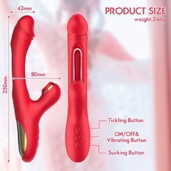 DAIFUNI MASSAGER 21 FUNCIONES VIBRADOR SUCCIONADOR CON ESTIMULACIÓN PUNTO G SN-039 - comprar en línea