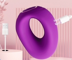 DAKO CIRCULAR MASSAGER ANILLO VIBRADOR USB RECARGABLE SN-058 - En Lou Boutique sexshop