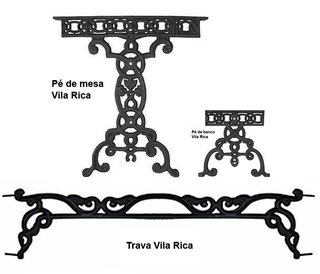 Conjunto Mesa Vila Rica completo