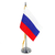 Mini Bandeira de Mesa da Russia 15 cm Poliéster