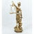 Estátua Dama Justiça 22,5cm Altura Dourado Direito Tres-j03b - comprar online