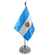 Bandeira De Mesa Dupla Face Argentina Mastro 30 Cm Cetim