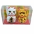 Maneki Neko Gato Da Sorte Kit Com 2 Em Resina 5 Cm Altura