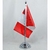 Bandeira Mesa Dupla Face Peru 29 Cm Alt (mastro) - comprar online