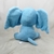 Elefante Pelúcia Azul 28 Cm Altura - comprar online
