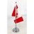 Bandeira Mesa Dupla Face Canadá Mastro 29 Cm Alt Cetim - comprar online