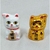 Maneki Neko Gato Da Sorte Kit Com 2 Em Resina 5 Cm Altura - comprar online