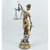 Estátua Dama Justiça 19 Cm Altura Dourado Direito Mres-j20 - comprar online