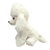 Cachorro Pelúcia Poodle Branco Sentado 26 Cm - comprar online