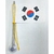 Mini Bandeira Coréia do Sul C/ Ventosa Poliéster (5,5cm X 8,5cm)