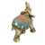 Elefante Decorativo Dourado Indiano Resina 15cm Altura - comprar online