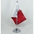 Bandeira Mesa Dupla Face Catar 29 Cm Alt (mastro) - comprar online