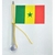 Mini Bandeira Senegal C/ Ventosa Poliéster (5,5cm X 8,5cm)