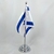Bandeira De Mesa Dupla Face Israel (mastro 29 cm alt.) Cetim - comprar online
