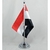 Bandeira Mesa Dupla Face Egito 29 Cm Alt (mastro) - comprar online