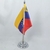 Bandeira Mesa Dupla Face Venezuela Mastro 29 Cm Alt Cetim - comprar online