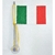 Mini Bandeira Itália C/ Ventosa Poliéster (5,5cm X 8,5cm)