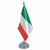 Bandeira De Mesa Itália Com Mastro 29 Cm Altura