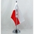 Bandeira Mesa Dupla Face Polônia 29 Cm Alt (mastro) - comprar online