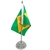 Bandeira Mesa Dupla Face Brasil Império 1822/1889 Mastro 29 Cm Alt - comprar online