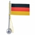 Mini Bandeira Alemanha C/ Ventosa Poliéster (5,5cm X 8,5cm)