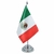 Bandeira Mesa México Com 29 Cm (mastro) Altura Poliéster