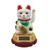 Maneki Neko Gato Sorte Branco Solar 9 Cm