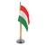 Mini Bandeira Mesa da Hungria 15 cm Poliéster