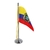 Mini Bandeira de Mesa Equador 15 cm Poliéster