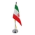 Mini Bandeira de Mesa da Irã 15 cm Poliéster