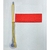 Mini Bandeira Polônia C/ Ventosa Poliéster (5,5cm X 8,5cm)