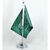 Bandeira Mesa Dupla Face Arábia Saudita 29 Cm Alt (mastro) - comprar online