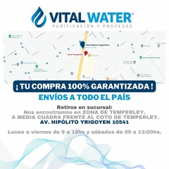 Purificador Sobre Mesada Vital Water Acero Inoxidable - Vital Water