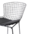 Banqueta Bertoia Pintada Negra - comprar online