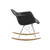 Sillón Mecedora Eames RAR Negra - comprar online